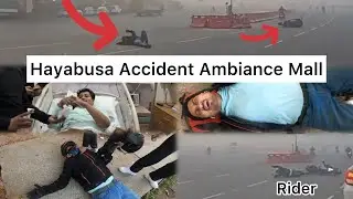 Hayabusa ACCIDENT On Sunday Hayabusa Crash in Delhi. Sunday Hayabusa Live Accident caught in camera