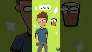 Meri Pehli Mohabbat: CHAI! 😍✨ (Animation) #animation #comedy #shorts #india