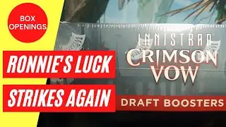 Ronnie's Luck Strikes Again - Innistrad Crimson Vow Draft Booster Box Opening - Magic: The Gathering