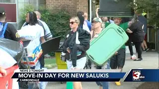 Students are back on SIU's campus moving-in for the fall semester