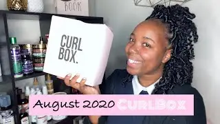 August 2020 CurlBOX | REVIEW & UNBOXING | Me and CurlBOXs ONE Year Anniversary | Its BraShannah