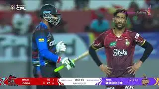Usama Mir is hitting sixes for fun.