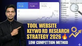 Tool Website Keyword Research Strategy 2026 🔥 | Low Competition Method