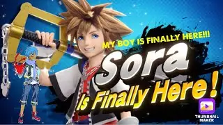 SORA JOINS THE BROS |  SUPER SMASH BROS ULTIMATE DLC REACTION!!! #roadto100subs