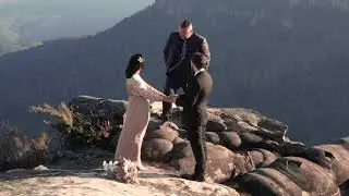 Amritta & Matthew #marriedbyjosh in the Blue Mountains