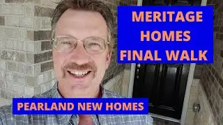 👍Building a Meritage Home in Pearland TX pt.4 With a New Construction Realtor