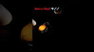 Real or Fake Gem? 💎 Flashlight Test Reveals All | Stone Test, Gemstone Check, Crystal Truth, Short