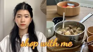vlog #4: quarantine shop with me (groceries, itaewon class, fried chicken, john lewis, vintage)