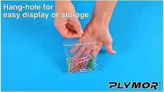 Zipper Bags, Hang-Hole, 2 mil (standard thickness)