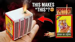 How To Make New Cracker Using Matchstick - माचिस से पटाखें बनाएं 