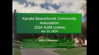 KBCA AGM 2024 Recording