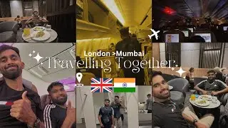 Our First Flight Together ✈️| London to Mumbai 🇬🇧🇮🇳 Journey | Wedding Surprise Begins! 😍