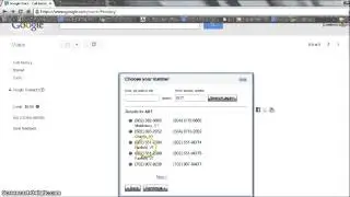 Google Voice Vanity Numbers