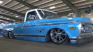 Lemmy 1969 Chevrolet CST/10 classic #69Chevy C10 2019 #LoneStarThrowdown slammed pickup truck