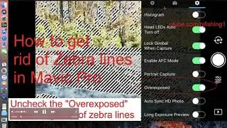 How to get rid of ZEBRA lines in your drone video?