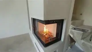 Kominek narożny nowoczesny Defro Home Prima SM BP kominki Śląsk