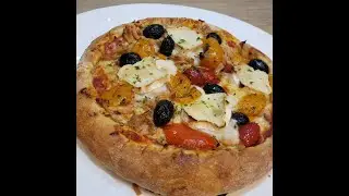 PIZZA ITALIENNE au Monsieur Cuisine Connect البيتزا الايطالية بعجين اكثر من رائع