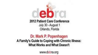 Dr. Mark P. Popenhagen - DebRA of America 2012 Patient Care Conference