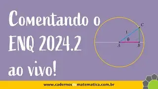 Comentando ao vivo o ENQ PROFMAT 2024.2
