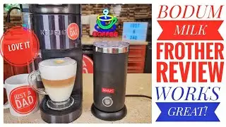 Review Bodum Bistro Milk Frother 11870     How Hot Does The Milk Get??