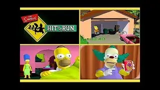 PS2 The Simpsons Hit & Run Cheat Grid Mode