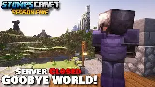 Выключаю свой многопользовательский сервер Minecraft...