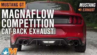 2018-2020 Mustang GT Magnaflow Competition Cat-Back w/ Black Tips Exhaust Sound Clip & Install