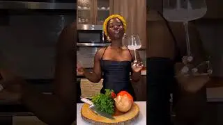 Delightful to watch her Cook, Black is Beautiful | Credits - @Kristline #darkskin