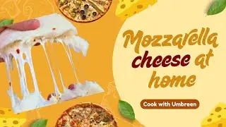 Homemade mozzarella cheese / cheese / pizza cheese / cook with umbreen