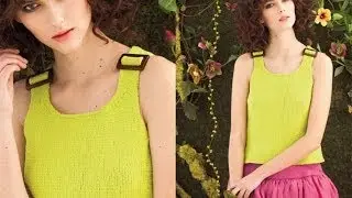 #18 Тонкий топ, Vogue Knitting Весна/Лето 2012