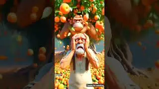 &ldquo;The Endless Fruit Tree of the Farmer & Monkey&rdquo; 🍎 #ai #monkey #farmer #fruits