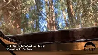 Wanaka Roof Top Tent Skylight (Ceiling Window) Detail - by Guana Equipment