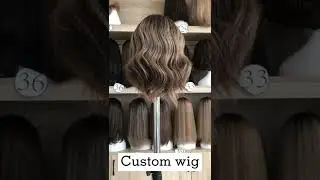 Custom lace top sheitel kosher wig #shorts #sheitel #jewish #kosher #wigs #bestjewishwig