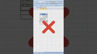 Don't Change Date in Excel like this | Instead Use Amazing Trick #excel #exceltips #shorts