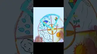 Weather wheel #diy #papercraft #shorts