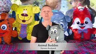 Hugger's Animal Buddies EDWARD ELEPHANT Safety Harness Backpack - Product Description