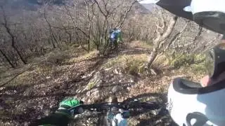 Canesano pistino mtb altro versante con i Tuuills