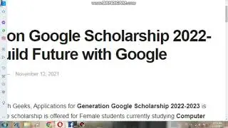 Generation Google Scholarship 2022 2023  Build Future with Google | Globerscholarships