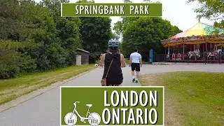 🌳 4K Bike Ride Through Springbank Park, London, Ontario &ndash; A Nature Lover&rsquo;s Dream! 🚴&zwj;♂️🌸