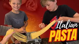 🇮🇹 American Kids Make Pasta | Food 241 of 1000