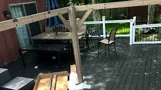 Building a gazebo in Long Island New York  #gazebos  #woodworking