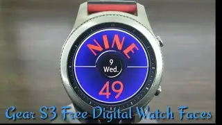 Gear S3 Free Digital Watch Faces