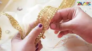Make Designer Dupatta at home | 2020   SOLAPUR  | DIY | Marathi