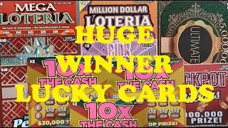 HUGE WINNER 10X MULTIPLIER🥇🥇🥇ULTIMATE, JACKPOT, MILLION LOTERIA AND MORE - TX Lottery Scratch Offs