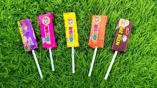 Satisfying Video Rainbow Mixing All Lollipop & Color EGGS From Chocolate Magic Candy & Cutting ASMR