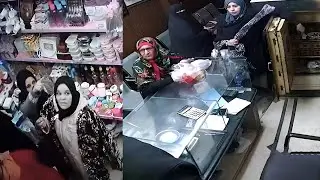 نساء خطيرات لم يعلمن أن في المحل كاميرات مراقبة؟؟ فندمن على ما فعلن