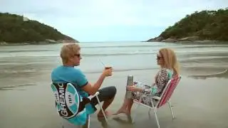 Casal Gaucho numa praia gaucha