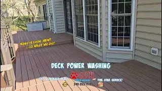 Soft Wash Deck Cleaning for Composite, Vinyl & Painted Decks in Waldorf, MD