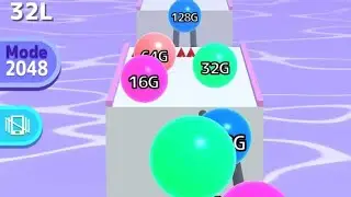 Ball run 2048 game play live stream