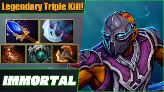 Immortal Anti-Mage Carry 💪 Hardcore Triple Kill! Dota 2 DotaPulse Highlight Gameplay